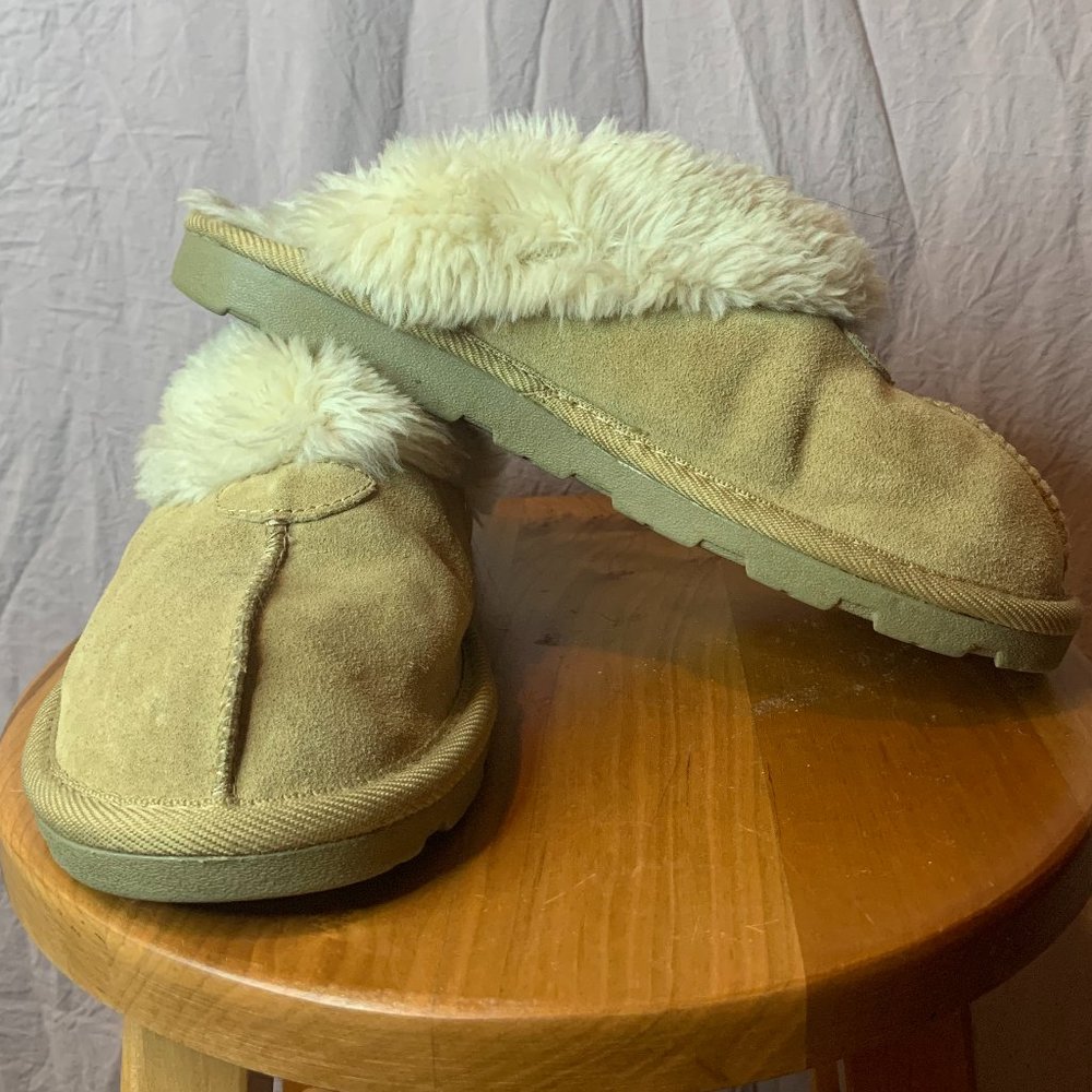 Sox-Tab Slip on Slippers, Size 7